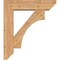 Ekena Millwork Westlake Slat Smooth Bracket w/ Offset Brace, Western Red Cedar, 7 1/2"W x 30"D x 34"H BKT0806X30X34WTL06SWR - alternate 4